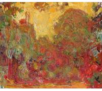 YIMACBJXX Célèbre Art Mural Toile Tableaux Déco Muraux de la roseraie de Claude Monet Abstait Peinture Pour la Décoration de Bureau 60x90cm