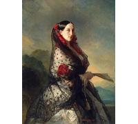 YIMACBJXX Célèbre Art Mural Toile Tableaux Déco Muraux La grande duchesse Maria Nikolaïevna de Russie par Xaver Winterhalter Abstait Peinture Pour la Décoration de Bureau 60x90cm