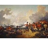 YIMACBJXX Célèbre Art Mural Toile Tableaux Déco Muraux la marche de la bataille d'Alexandrie par Philippe Jacques De Loutherbourg Abstait Peinture Pour la Décoration de Bureau 60x90cm