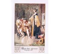 YIMACBJXX Célèbre Art Mural Toile Tableaux Déco Muraux La reine Anne a annulé sa propre volonté par Charles Edmund Brock Abstait Peinture Pour la Décoration de Bureau 60x90cm