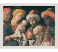 YIMACBJXX Célèbre Art Mural Toile Tableaux Déco Muraux l'Adoration des mages d'Andrea Mantegna Abstait Peinture Pour la Décoration de Bureau 60x90cm
