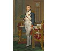 YIMACBJXX Célèbre Art Mural Toile Tableaux Déco Muraux L'Empereur Napoléon dans son étudeTuileries de Jacques Louis David Abstait Peinture Pour la Décoration de Bureau 60x90cm