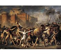 YIMACBJXX Célèbre Art Mural Toile Tableaux Déco Muraux l'Intervention des Sabines Jacques Louis David Abstait Peinture Pour la Décoration de Bureau 60x90cm