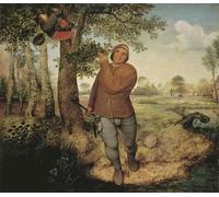 YIMACBJXX Célèbre Art Mural Toile Tableaux Déco Muraux Paysan et Birdnester par Pieter Bruegel l'Ancien Abstait Peinture Pour la Décoration de Bureau 60x90cm