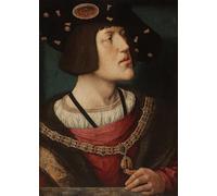 YIMACBJXX Célèbre Art Mural Toile Tableaux Déco Muraux Portrait de Charles Quint par Barend Van Orley Abstait Peinture Pour la Décoration de Bureau 60x90cm