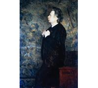 YIMACBJXX Célèbre Art Mural Toile Tableaux Déco Muraux Portrait du compositeur et pianiste norvégien Edvard Grieg par Erik Theodor Werenskiold Abstait Peinture Pour la Décoration de Bureau 60x90cm