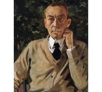 YIMACBJXX Célèbre Art Mural Toile Tableaux Déco Muraux Portrait du compositeur Sergueï Vassilievitch Rachmaninov par Konstantin Somov Abstait Peinture Pour la Décoration de Bureau 60x90cm