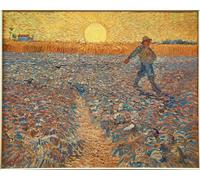 YIMACBJXX Célèbre Art Mural Toile Tableaux Déco Muraux Semeur au soleil couchant de Vincent Van Gogh Abstait Peinture Pour la Décoration de Bureau 60x90cm