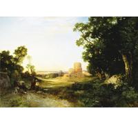 YIMACBJXX Célèbre Art Mural Toile Tableaux Déco Muraux Tula l'ancienne capitale du Mexique par Moran Abstait Peinture Pour la Décoration de Bureau 60x90cm