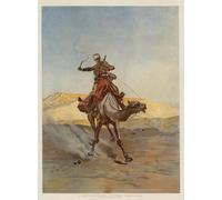 YIMACBJXX Célèbre Art Mural Toile Tableaux Déco Muraux un corps de chameau égyptien porteur d'expédition par Lady Butler Abstait Peinture Pour la Décoration de Bureau 60x90cm