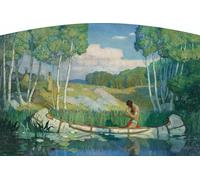 YIMACBJXX Célèbre Impressions sur Toile Image D'illustration Appel d'amour indien Newell Convers Art Mural Classique Pour la Décoration Murale 60x90cm