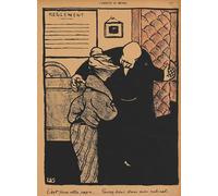 YIMACBJXX Célèbre Impressions sur Toile Image D'illustration Crimes et châtiments XIX : Il s'agit de ton père de Félix Edouard Vallotton Art Mural Classique Pour la Décoration Murale 60x90cm