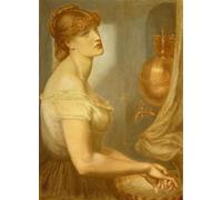 YIMACBJXX Célèbre Impressions sur Toile Image D'illustration Étude pour La Mano de Dante Gabriel Charles Rossetti Art Mural Classique Pour la Décoration Murale 60x90cm