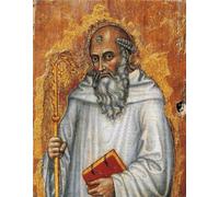 YIMACBJXX Célèbre Impressions sur Toile Image D'illustration Italie Asissi Saint Benoît de Taddeo Di Bartolo Art Mural Classique Pour la Décoration Murale 60x90cm