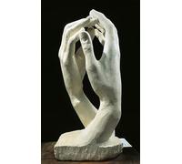 YIMACBJXX Célèbre Impressions sur Toile Image D'illustration la Cathédrale d'Auguste Rodin Art Mural Classique Pour la Décoration Murale 60x90cm