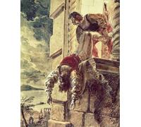 YIMACBJXX Célèbre Impressions sur Toile Image D'illustration l'assassinat d'Andrew de Hongrie à la demande de la reine Jeanne I de Naples par Karl Pavlovich Bryullov Pour la Décoration Murale 60x90cm