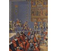 YIMACBJXX Célèbre Impressions sur Toile Image D'illustration Le roi Louis XIV assis en bottes au Parlement par Maurice Leloir Art Mural Classique Pour la Décoration Murale 60x90cm