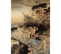 YIMACBJXX Célèbre Impressions sur Toile Image D'illustration Oh, quel bon moment était-ce pour vivre par Arthur Rackham Art Mural Classique Pour la Décoration Murale 60x90cm