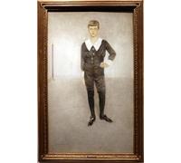 YIMACBJXX Célèbre Impressions sur Toile Image D'illustration Portrait de Léopold de Belgique par Fernand Khnopff Art Mural Classique Pour la Décoration Murale 60x90cm