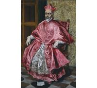 YIMACBJXX Célèbre Impressions sur Toile Image D'illustration un cardinal du Greco Art Mural Classique Pour la Décoration Murale 60x90cm