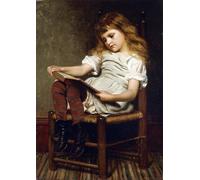 YIMACBJXX Célèbre Impressions sur Toile Image D'illustration une heure de loisirs par George Brown Art Mural Classique Pour la Décoration Murale 60x90cm