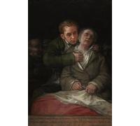 YIMACBJXX De Célèbres Tableaux Affiche Mur Art Oeuvre d'art Tableau Autoportrait avec le Dr Arrieta par Francisco De Goya Impression Peinture Huile Pour la Décoration du Salon 60x90cm
