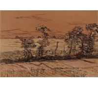 YIMACBJXX De Célèbres Tableaux Affiche Mur Art Oeuvre d'art Tableau Chagford de Walter Richard Sickert Impression Peinture Huile Pour la Décoration du Salon 60x90cm