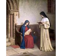 YIMACBJXX De Célèbres Tableaux Affiche Mur Art Oeuvre d'art Tableau la Bénédiction d'Edmund Blair Leighton Impression Peinture Huile Pour la Décoration du Salon 60x90cm