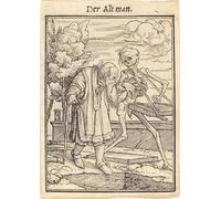 YIMACBJXX De Célèbres Tableaux Affiche Mur Art Oeuvre d'art Tableau l'homme alternatif de Hans Holbein le Jeune Impression Peinture Huile Pour la Décoration du Salon 60x90cm