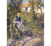 YIMACBJXX De Célèbres Tableaux Affiche Mur Art Oeuvre d'art Tableau Nini dans le jardin de Pierre Auguste Renoir Impression Peinture Huile Pour la Décoration du Salon 60x90cm