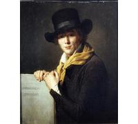 YIMACBJXX De Célèbres Tableaux Affiche Mur Art Oeuvre d'art Tableau Portrait d'Alexandre Lenoir par Marie Geneviève Bouliard Impression Peinture Huile Pour la Décoration du Salon 60x90cm