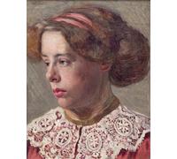 YIMACBJXX De Célèbres Tableaux Affiche Mur Art Oeuvre d'art Tableau Portrait de Dora Arntzenius par Willem Bastiaan Tholen Impression Peinture Huile Pour la Décoration du Salon 60x90cm
