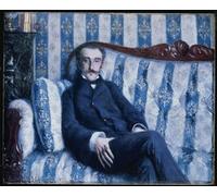 YIMACBJXX De Célèbres Tableaux Affiche Mur Art Oeuvre d'art Tableau Portrait de Monsieur R. par Gustave Caillebotte Impression Peinture Huile Pour la Décoration du Salon 60x90cm