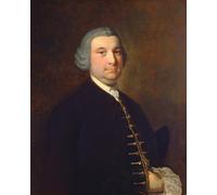 YIMACBJXX De Célèbres Tableaux Affiche Mur Art Oeuvre d'art Tableau Portrait d'un gentleman par Wright of Derby Impression Peinture Huile Pour la Décoration du Salon 60x90cm