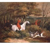YIMACBJXX De Célèbres Tableaux Affiche Mur Art Oeuvre d'art Tableau Voir Halloo par un artiste célèbre Impression Peinture Huile Pour la Décoration du Salon 60x90cm