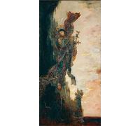 YIMACBJXX De Célèbres Tableaux Decoration Toile Graffiti Art Mural Chute de Sapho par Gustave Moreau Toile Wall Art Pour les Décorations pour la Maison 60x90cm