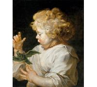 YIMACBJXX De Célèbres Tableaux Decoration Toile Graffiti Art Mural Garçon avec un oiseau de Peter Paul Rubens Toile Wall Art Pour les Décorations pour la Maison 60x90cm