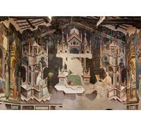 YIMACBJXX De Célèbres Tableaux Decoration Toile Graffiti Art Mural la salle des arts libéraux et des planètes de Gentile Da Fabriano Toile Wall Art Pour les Décorations pour la Maison 60x90cm