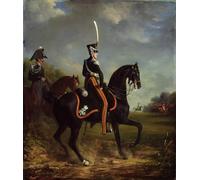YIMACBJXX De Célèbres Tableaux Decoration Toile Graffiti Art Mural Le tsar Nicolas Ier de Russie lorsqu'il est grand par Alexandre Ivanovitch Sauerweid Pour les Décorations pour la Maison 60x90cm