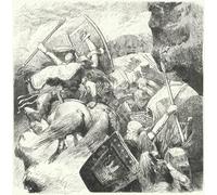 YIMACBJXX De Célèbres Tableaux Decoration Toile Graffiti Art Mural les migrations barbares du XXe siècle par Hermann Vogel Toile Wall Art Pour les Décorations pour la Maison 60x90cm