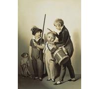 YIMACBJXX De Célèbres Tableaux Decoration Toile Graffiti Art Mural Mes petits soldats de Louis Leopold Boilly Toile Wall Art Pour les Décorations pour la Maison 60x90cm