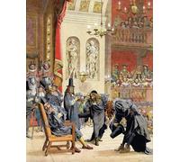 YIMACBJXX De Célèbres Tableaux Decoration Toile Graffiti Art Mural Molière Jean-Baptiste Poquelin par Maurice Leloir Toile Wall Art Pour les Décorations pour la Maison 60x90cm