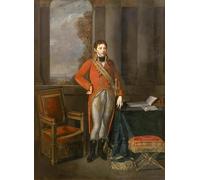 YIMACBJXX De Célèbres Tableaux Decoration Toile Graffiti Art Mural Napoléon Bonaparte Premier Consul devant une vue d'Anvers par Jean Baptiste Greuze Pour les Décorations pour la Maison 60x90cm