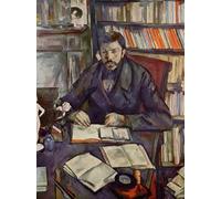 YIMACBJXX De Célèbres Tableaux Decoration Toile Graffiti Art Mural Portrait Gustave Geffroy par Paul Cézanne Toile Wall Art Pour les Décorations pour la Maison 60x90cm
