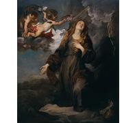 YIMACBJXX De Célèbres Tableaux Decoration Toile Graffiti Art Mural Saint en gloire d'Anthony Van Dyck Toile Wall Art Pour les Décorations pour la Maison 60x90cm
