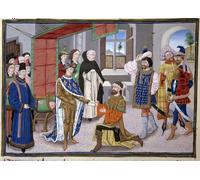 YIMACBJXX De Célèbres Tableaux Decoration Toile Graffiti Art Mural Septième Croisade Roi de France Saint Louis à Nicosie à Chypre Autour par Jean Fouquet Pour les Décorations pour la Maison 60x90cm