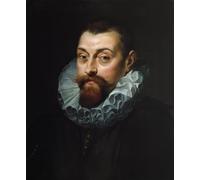 YIMACBJXX Decoration Toile Graffiti Art Mural Portrait d'un buste d'homme en costume sombre avec une collerette blanche par Peter Paul Rubens Pour les Décorations pour la Maison 60x90cm