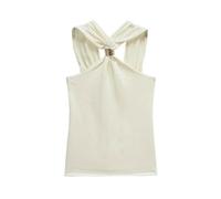 YIMAISZQ Débardeur pour Femme Halter Corset Top Femmes Hors Épaule Crop Sexy sans Dos Tube Tops Les Camisole D'été Bustier Femme-Beige-s