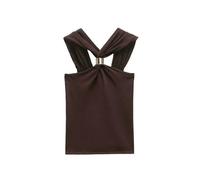 YIMAISZQ Débardeur pour Femme Halter Corset Top Femmes Hors Épaule Crop Sexy sans Dos Tube Tops Les Camisole D'été Bustier Femme-Halter Haut-l