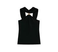 YIMAISZQ Débardeur pour Femme Halter Corset Top Femmes Hors Épaule Crop Sexy sans Dos Tube Tops Les Camisole D'été Bustier Femme-Noir-s